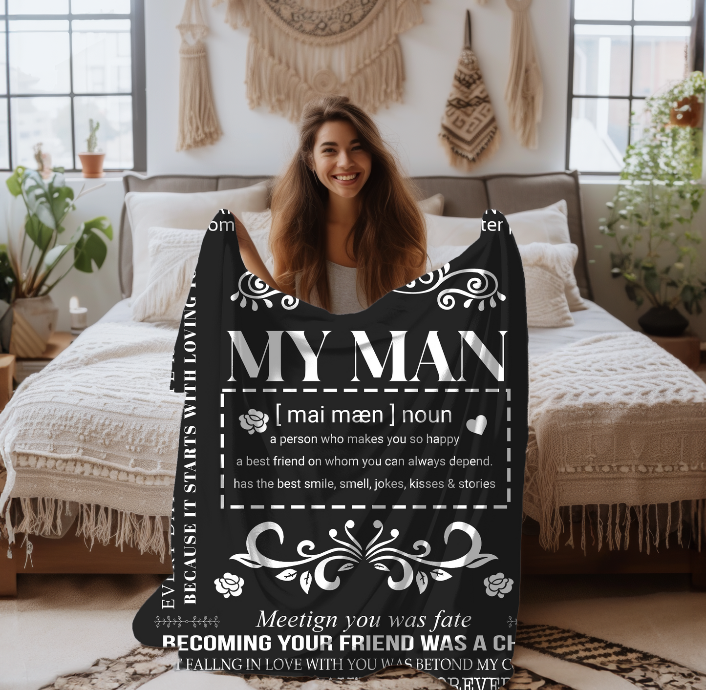 To My Man | FLM Arctic Fleece Blanket 50x60