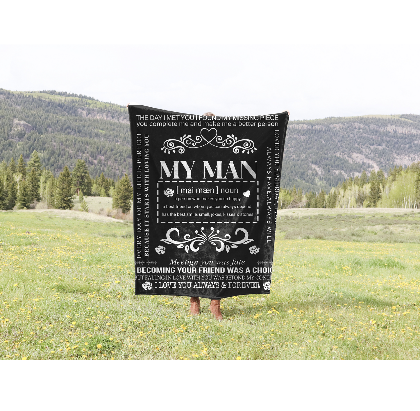 To My Man | FLM Arctic Fleece Blanket 50x60